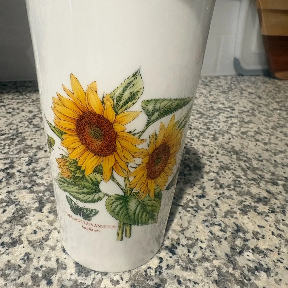 Portmeirion Sunflower Ceramic Travel Tumbler - Picture 2 of 4